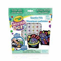 Crayola Glitter Dots Magical Mosaics for Kids - Less Mess Mosaic Kit