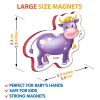 27 Foam Fridge Magnets for Toddlers 3 years Farm Animals Magnets for Kids