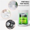 Portable Baby Bottle Warmer;  Rechargeable Milk Warmer with 3 Bottle Adapters;  Breast Milk/Water Heating;  Multiple Temperature Setting;  Fast Heatin